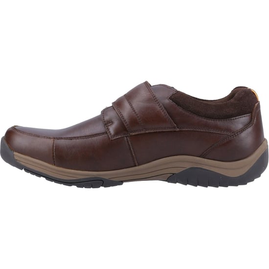 Hush Puppies Douglas Leather Men's Coffee Moccasins Shoes - Image 4