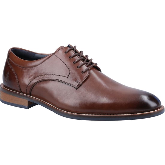 Hush Puppies Damien Lace Up Leather Men's Chocolate Lace-Up Shoes - Image 1