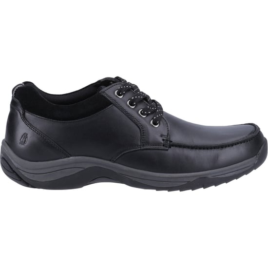 Hush Puppies Derek Leren Mannen Zwarte Veterschoenen - Image 5