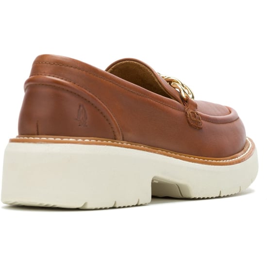 Hush Puppies Jodie Leren Dames Cognac Instappers - Image 2