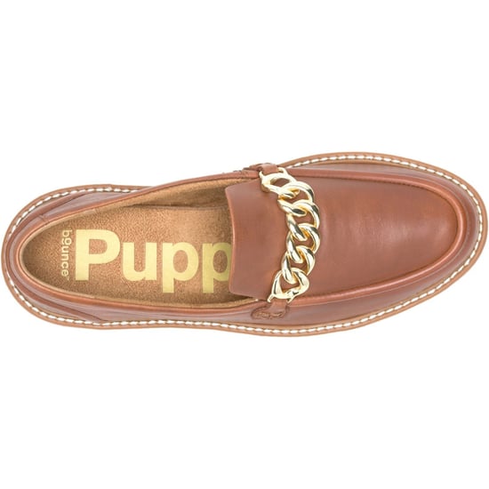 Hush Puppies Jodie Leren Dames Cognac Instappers - Image 4