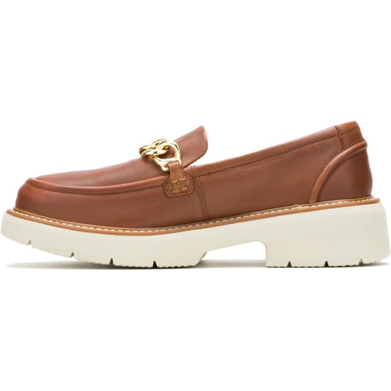 Hush Puppies Jodie Leren Dames Cognac Instappers - Image 5