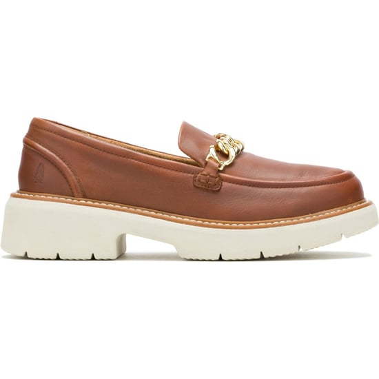 Hush Puppies Jodie Leren Dames Cognac Instappers - Image 6