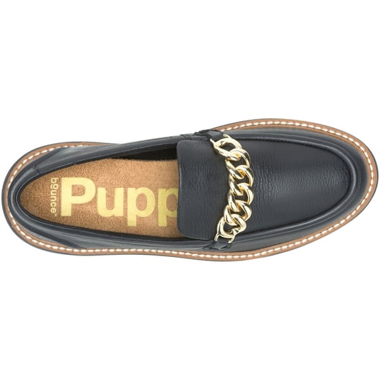 Hush Puppies Jodie Leren Dames Zwarte Instappers - Image 4