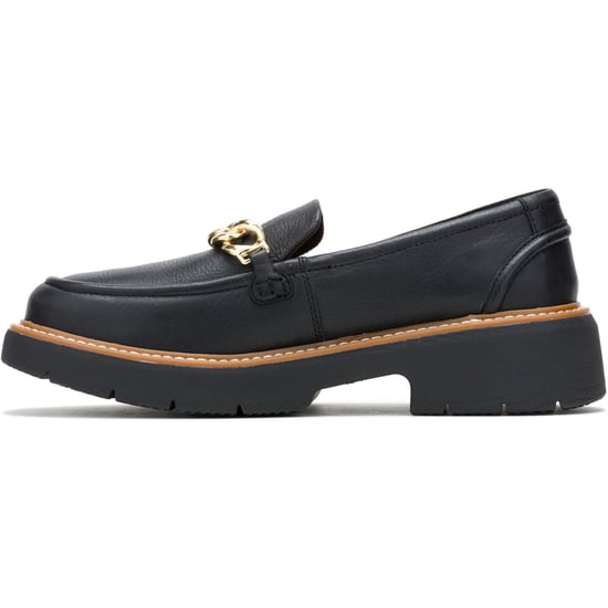 Hush Puppies Jodie Leren Dames Zwarte Instappers - Image 5
