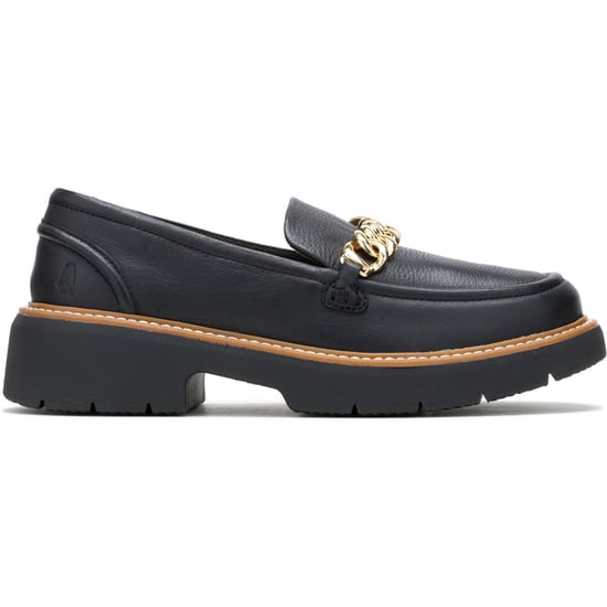 Hush Puppies Jodie Leren Dames Zwarte Instappers - Image 6