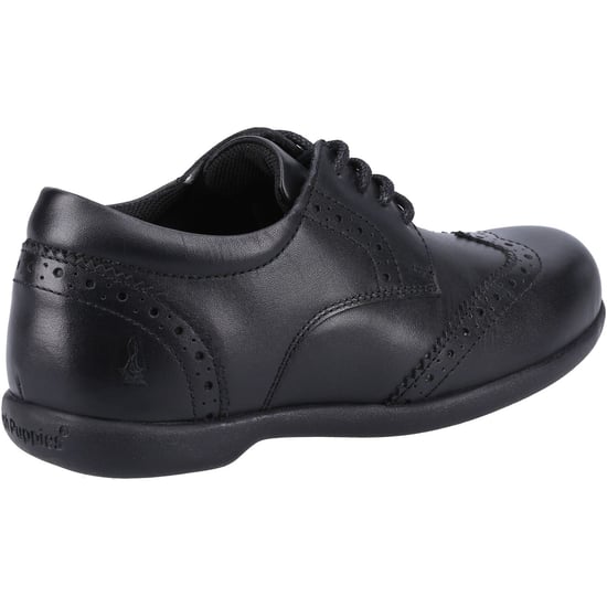 Hush Puppies Bridget SNR Flickors Svarta Brogues - UK 6 - Image 2