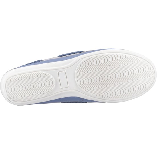 Hush Puppies Irene Leather Women's Blue Boat Shoes - Image 3