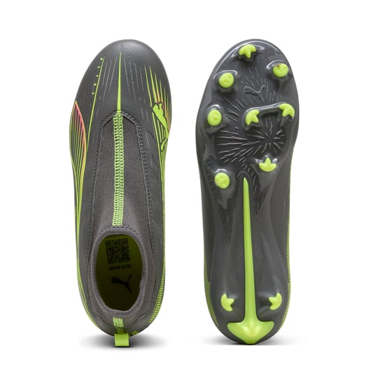 PUMA Kids Unisex ULTRA 5 MATCH+ FG/AG Laceless Football Boots - Image 4