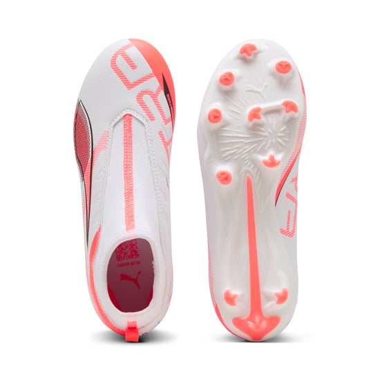 PUMA Kids Unisex ULTRA 5 MATCH+ FG/AG Laceless Football Boots - Image 4