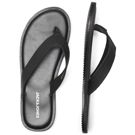 Jack & Jones Washton Läder Herr Anthracite Flip Flops - Image 2