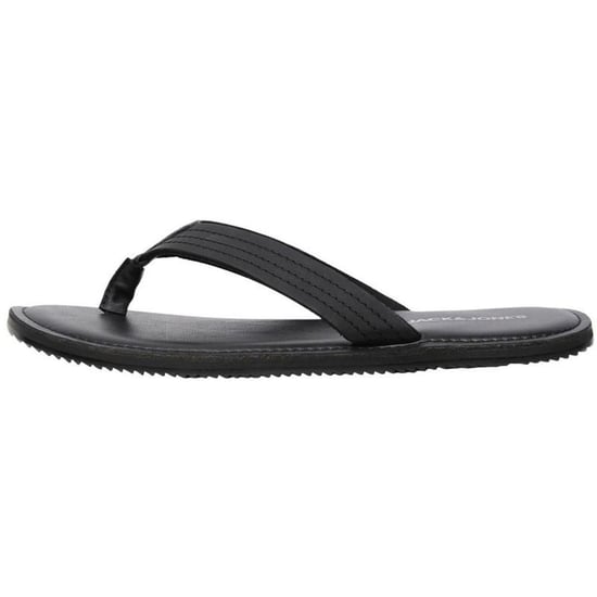 Jack & Jones Washton Läder Herr Anthracite Flip Flops - Image 3