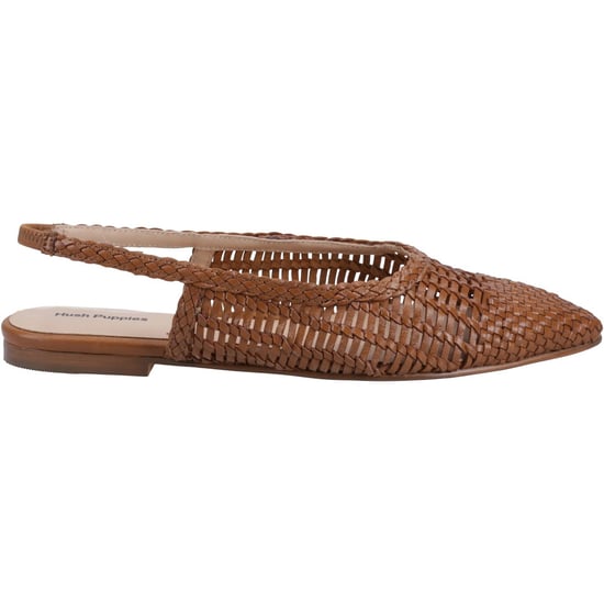 Hush Puppies Dalia Woven Leather Women's Tan Flats - Image 5
