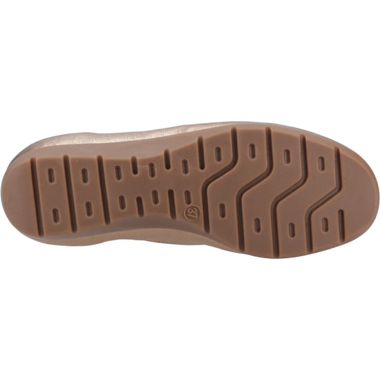 Hush Puppies Skylar Leer Dames Gouden Ballerina's - Image 3