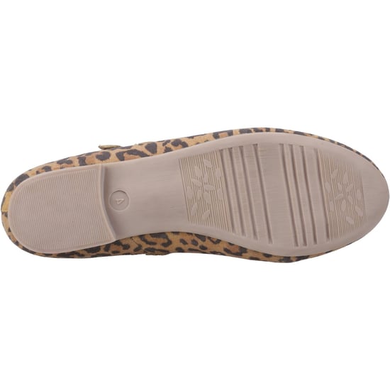 Hush Puppies Nancy Mary Jane Leather Women's Leopard Flats - Image 3