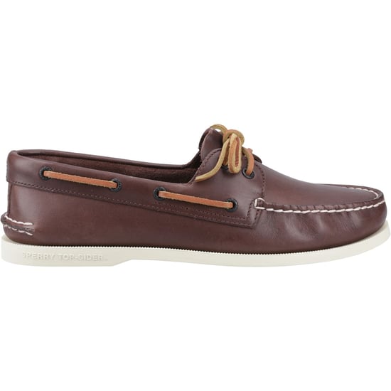 Sperry Authentic 2 Öga Skinn Men’s Bruna Båtskor - Image 5