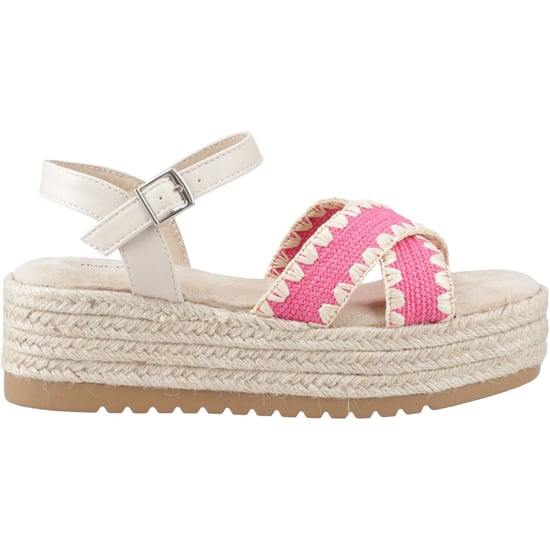 Hush Puppies Jemma Espadrille Polyurethaan Dames Fuchsia Sandalen - Image 5