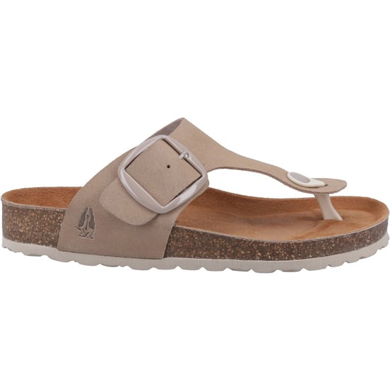 Hush Puppies Billie Suède Dames Taupe Sandalen - Image 4