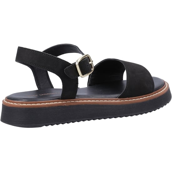 Hush Puppies Cassie Nubuck Dames Zwarte Sandalen - Image 2