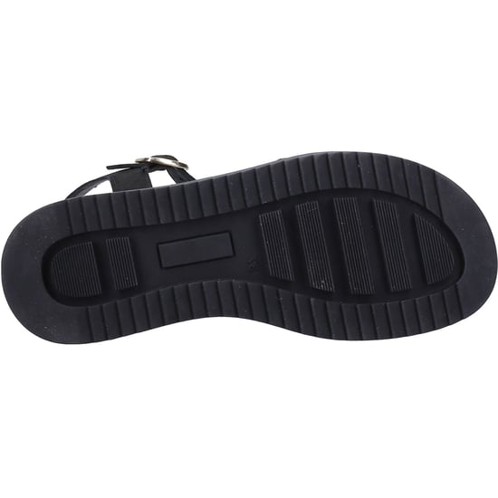 Hush Puppies Cassie Nubuck Dames Zwarte Sandalen - Image 3