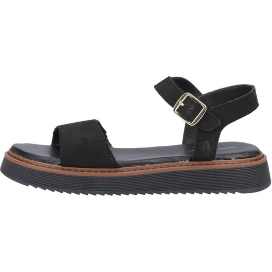 Hush Puppies Cassie Nubuck Dames Zwarte Sandalen - Image 5