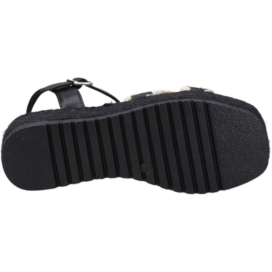 Hush Puppies Jemma Espadrille Polyurethaan Dames Zwarte Sandalen - Image 3