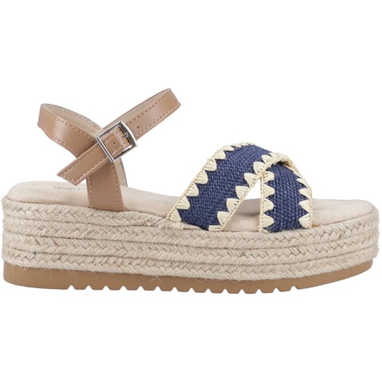 Hush Puppies Jemma Espadrille Polyurethaan Dames Marineblauwe Sandalen - Image 3
