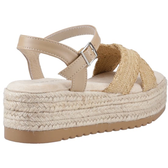 Hush Puppies Jemma Espadrille Polyurethane Dames Tan Sandalen - Image 2