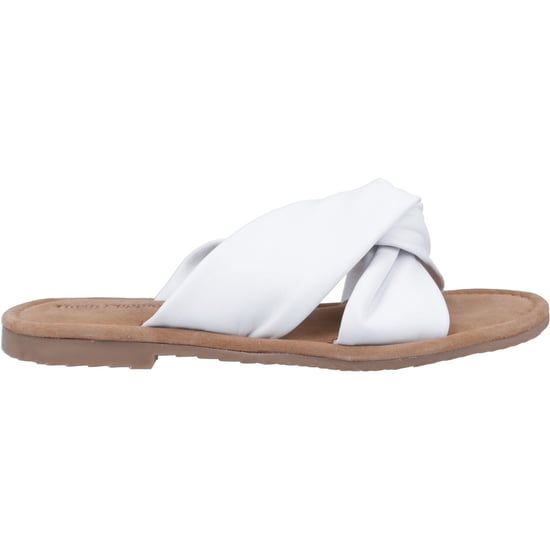 Hush Puppies Amy Brede Pasvorm Leren Dames Witte Sandalen - Image 4