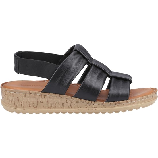 Hush Puppies Eden Gladiator Leather Women's Black Sandals - Image 4