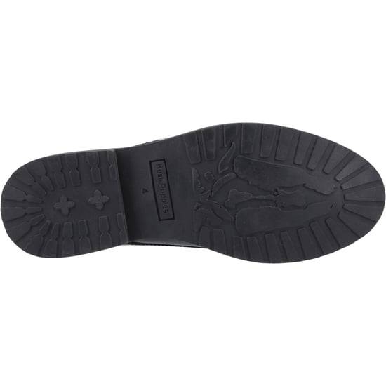 Hush Puppies Verity Leren Dames Zwart Patent Schoenen - Image 3
