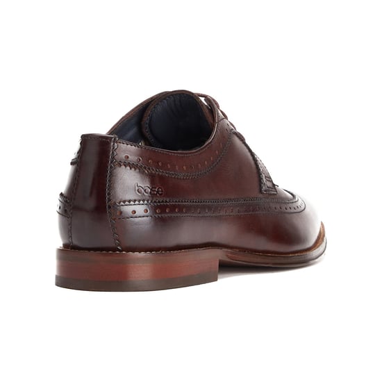 Base London Havisham Leren Heren Bruine Derby Schoenen - Image 2