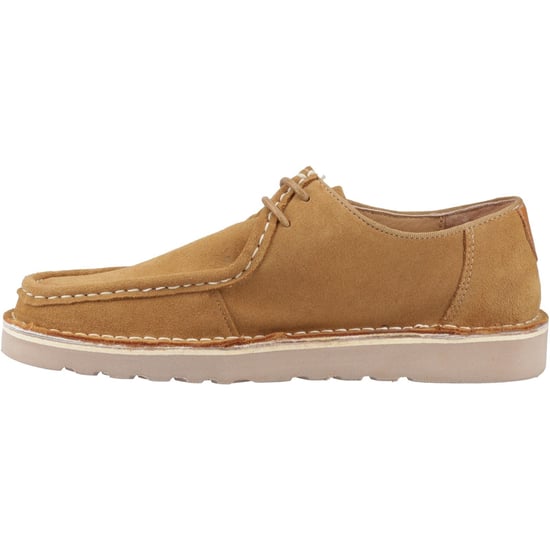 Hush Puppies Otis Suede Men's Tan Lace-Up Shoes - Image 4