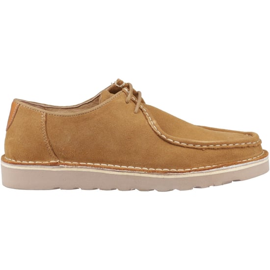 Hush Puppies Otis Suede Men's Tan Lace-Up Shoes - Image 5