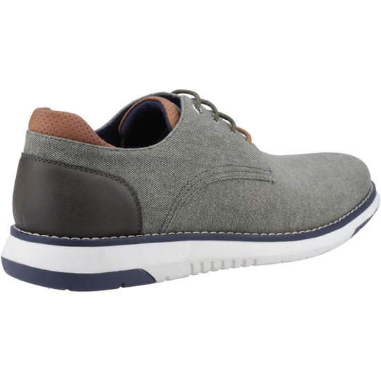 Hush Puppies Bruce Canvas Men's Khaki Lace-Up Shoes - Image 2
