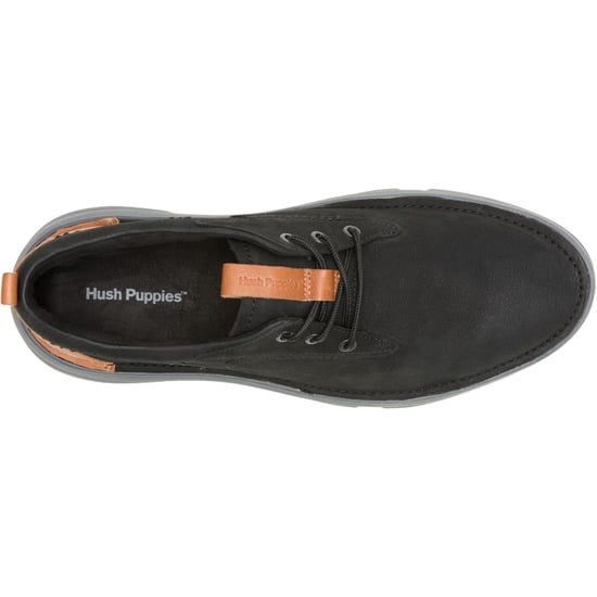 Hush Puppies Baylor Leather Men's Black/Black Lace-Up Shoes - Image 4