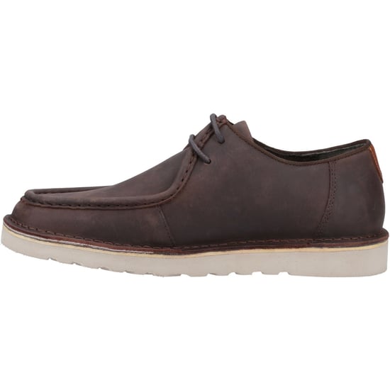 Hush Puppies Otis Leather Men's Brown Lace-Up Shoes - Image 4