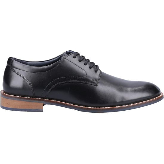 Hush Puppies Damien Snörskor i Läder för Män Svarta - Image 4