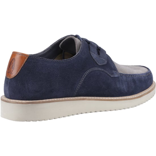 Hush Puppies Orion Suede Men's Navy/Grey Lace-Up Shoes - Image 2