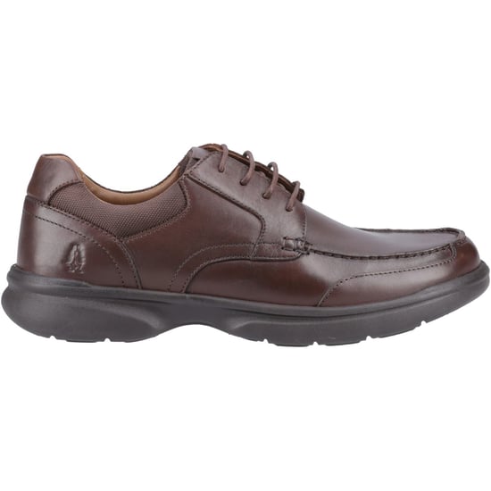 Hush Puppies Hugh Leather Men's Brown Lace-Up Shoes - Image 5