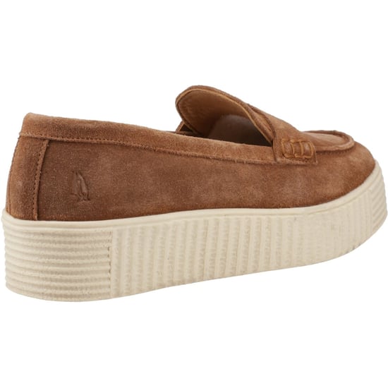 Hush Puppies Tamara Suède Dames Tan Loafers - Image 2