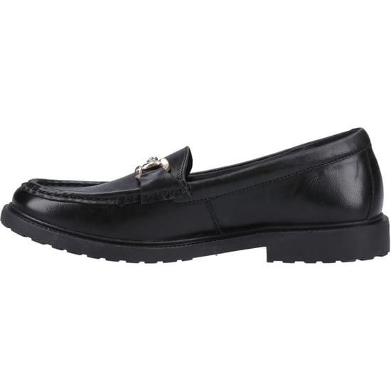 Hush Puppies Verity Snaffle Leer Dames Zwarte Instappers - Image 4