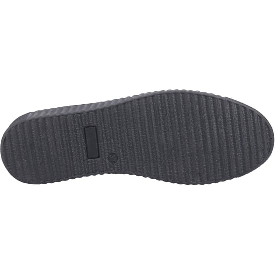 Hush Puppies Tamara Suède Dames Zwarte Instappers - Image 3