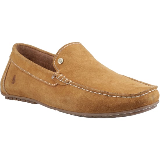Hush Puppies Ralph Suede Leren Heren Tan Instappers - Image 1