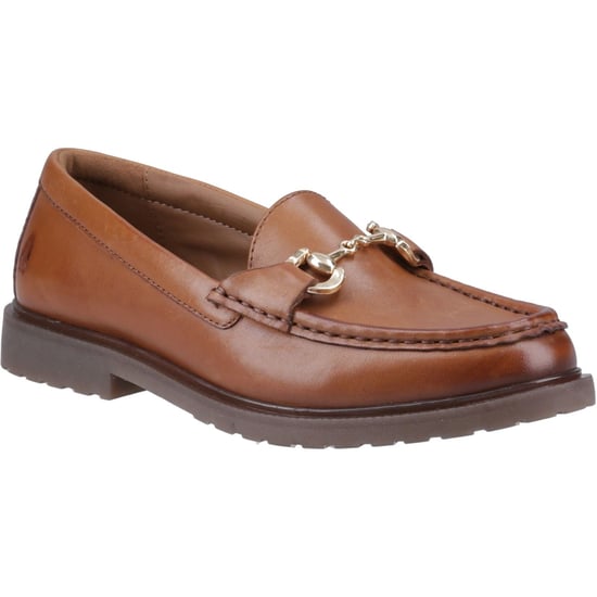 Hush Puppies Verity Snaffle Leather Women's Tan Loafers - Image 1
