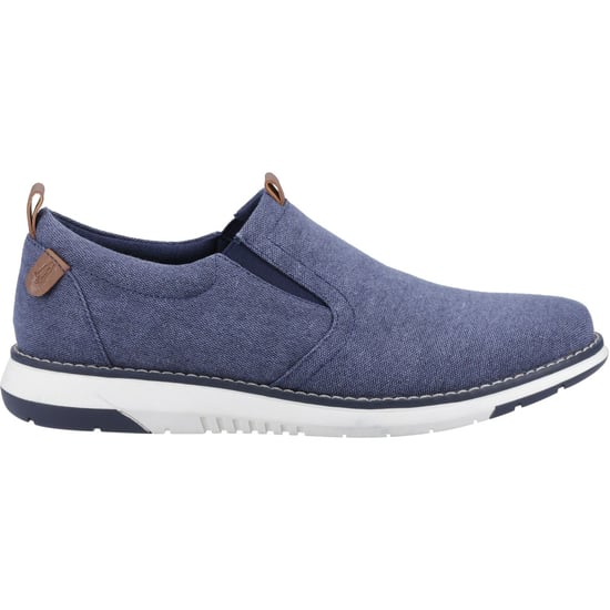 Hush Puppies Benny Canvas Herrnavy Loafers - Image 4