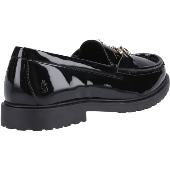 Hush Puppies Verity Lack Snaffle Läder Dams Svarta Loafers - Image 2