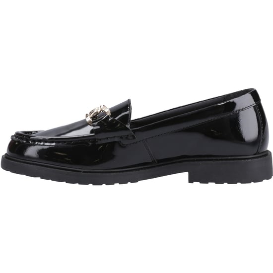 Hush Puppies Verity Lack Snaffle Läder Dams Svarta Loafers - Image 4