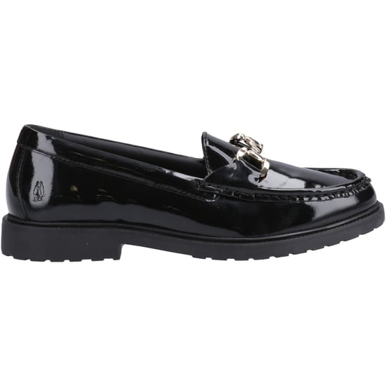 Hush Puppies Verity Lack Snaffle Läder Dams Svarta Loafers - Image 5