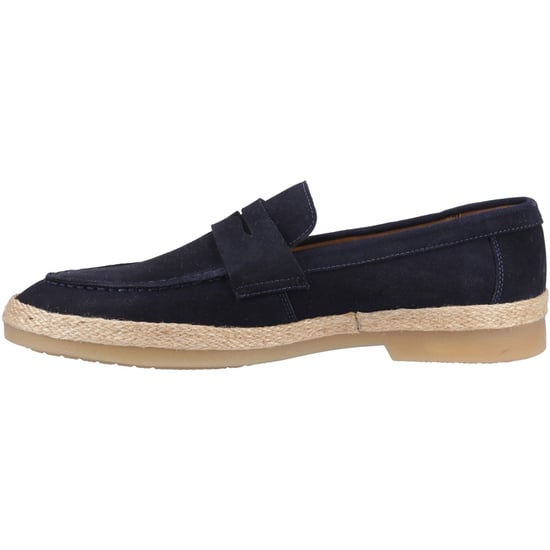 Hush Puppies Laurence Mockascuff Herr Navy Loafers - Image 4